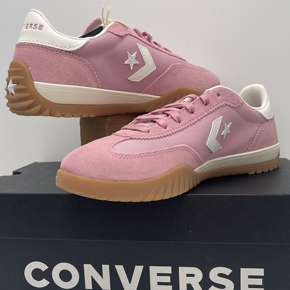 Converse Men’s RUN STAR TRAINER OX LOTUS PINK/EGRET/WHITE A13362C Sneakers - Picture 11 of 16